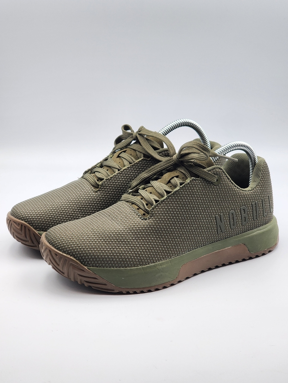 NOBULL Outwork Edge Green Gum Sole Athletic Crossfit Sneakers Womens Size 8